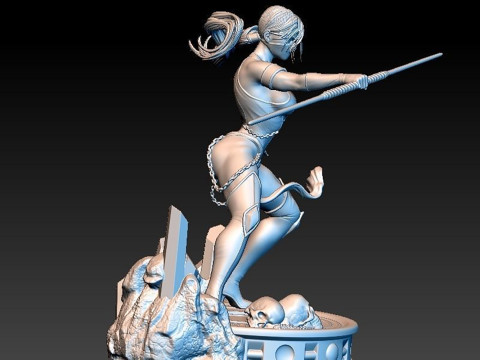 Mortal Kombat Jade Ready To Print Model do druku 3D