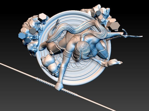 Mortal Kombat Jade Ready To Print Model do druku 3D