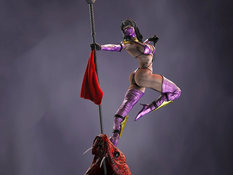 Mileena Ready To Print Model do druku 3D