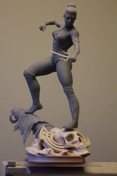 Mileena Mortal Kombat Ready To Print 3D 打印模型 .c4d .max .obj .3ds .fbx .stl .blend