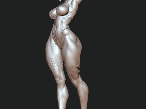 Mileena Mortal Kombat Ready To Print 3D 打印模型
