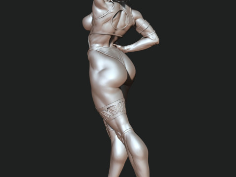 Mileena Mortal Kombat Ready To Print 3D 打印模型