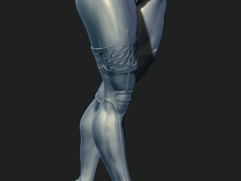 Mileena Mortal Kombat Ready To Print 3D 打印模型