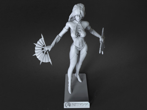 Kitana Ready To Print Modèles 3D en vedette