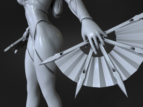 Kitana Ready To Print Modèles 3D en vedette