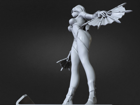 Kitana Ready To Print Modèles 3D en vedette