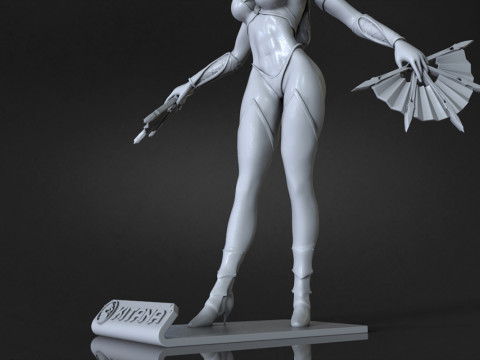 Kitana Ready To Print Modèles 3D en vedette