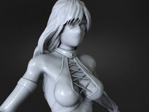 Kitana Ready To Print Modèles 3D en vedette