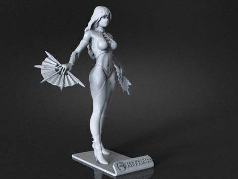Kitana Ready To Print Modèles 3D en vedette