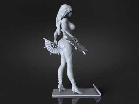 Kitana Ready To Print Modèles 3D en vedette