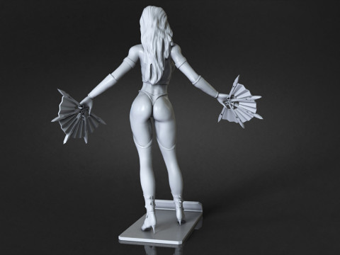 Kitana Ready To Print Modèles 3D en vedette
