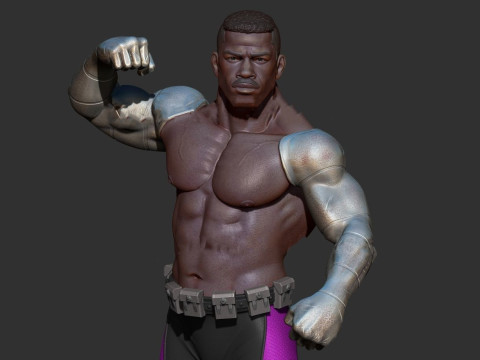 Mortal Kombat Jax Ready To Print 3Dプリントモデル