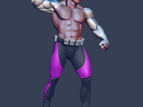 Mortal Kombat Jax Ready To Print 3Dプリントモデル