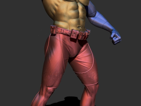 Mortal Kombat Jax Ready To Print 3Dプリントモデル