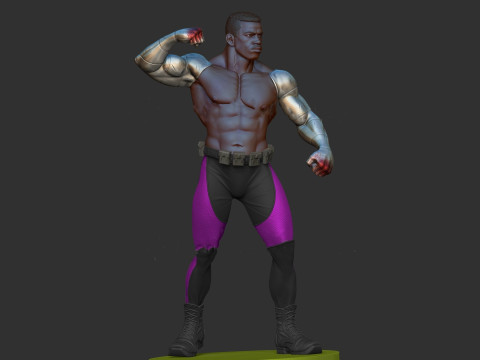 Mortal Kombat Jax Ready To Print 3Dプリントモデル
