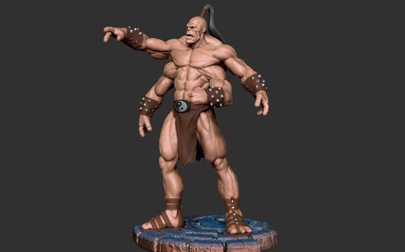 Goro Ready To Print 3D 打印模型 .c4d .max .obj .3ds .fbx .stl .blend