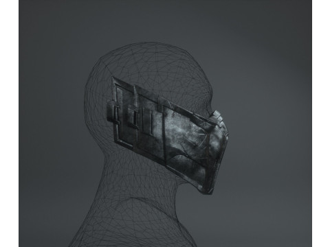 Sub-Zero Mask Mortal Combat Ready To Print Modèles 3D en vedette