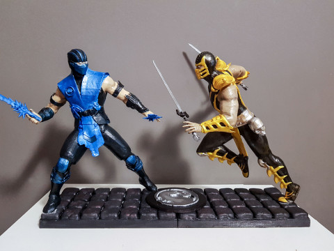 Diorama Mortal Kombat Ready To Print 3Dプリントモデル