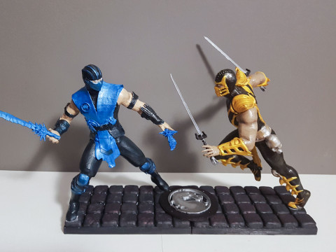 Diorama Mortal Kombat Ready To Print 3Dプリントモデル