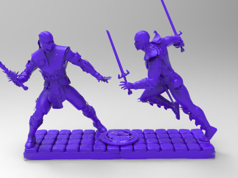 Diorama Mortal Kombat Ready To Print 3Dプリントモデル