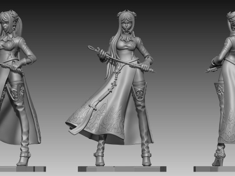 YoRHa Commander White Nier Automata Ready To Print 3Dプリントモデル