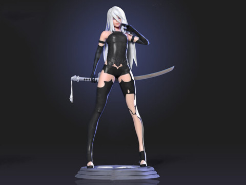 Nier 2A Ready To Print 3D Print Model