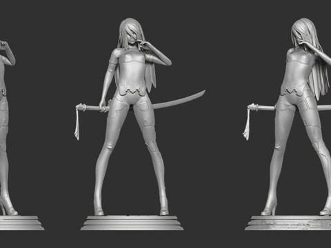 Nier 2A Ready To Print Modelo de impresión 3D
