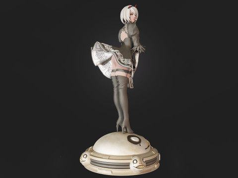 2B Nier Automata Ready To Print 3D Принт Модель