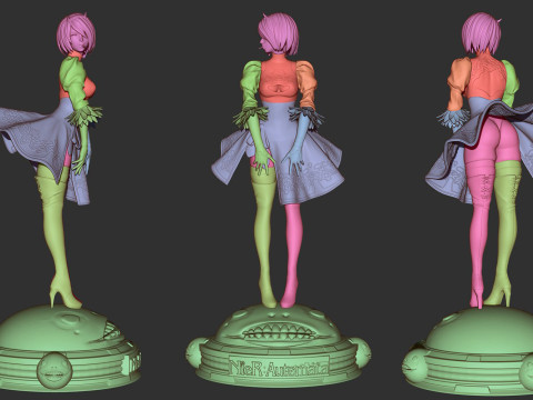 2B Nier Automata Ready To Print 3D Принт Модель