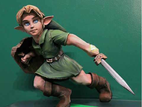 Young Link Legend of Zelda Ready To Print Modello di stampa 3D