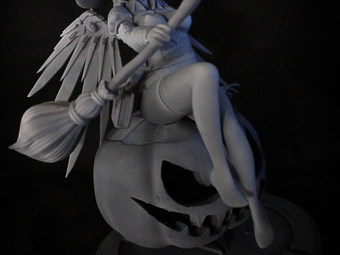Witch Mercy Overwatch Ready To Print 3D 프린트 모델