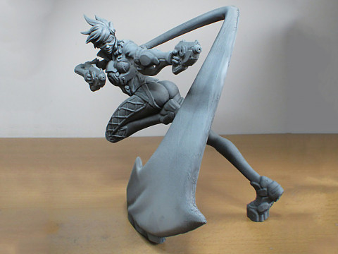 Tracer Action Pose Ready To Print 3D Baskı Modeli