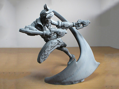 Tracer Action Pose Ready To Print 3D Baskı Modeli