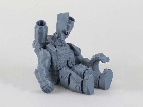 Torbjorn articulated print-in-place Ready To Print Modello di stampa 3D