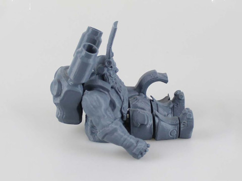 Torbjorn articulated print-in-place Ready To Print 3D Baskı Modeli