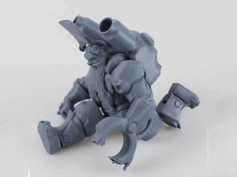 Torbjorn articulated print-in-place Ready To Print 3D Baskı Modeli
