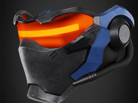 Overwatch Solider 76 Visor Mask Ready To Print 3D Print Model