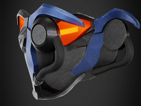 Overwatch Solider 76 Visor Mask Ready To Print 3D Print Model