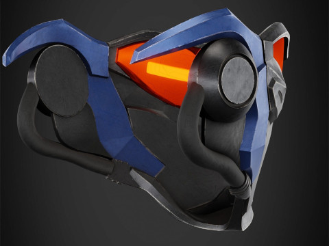 Overwatch Solider 76 Visor Mask Ready To Print 3D Print Model