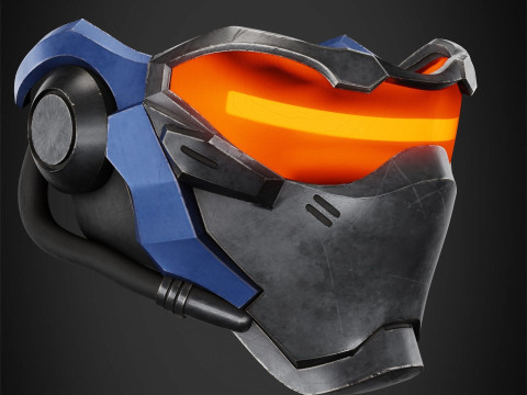 Overwatch Solider 76 Visor Mask Ready To Print 3D Print Model