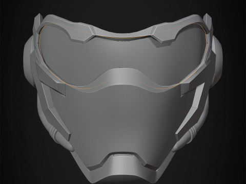 Overwatch Solider 76 Visor Mask Ready To Print 3D Print Model