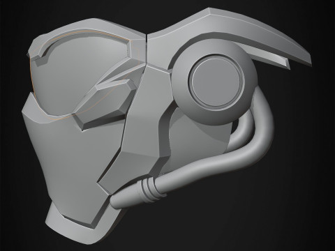 Overwatch Solider 76 Visor Mask Ready To Print 3D Print Model