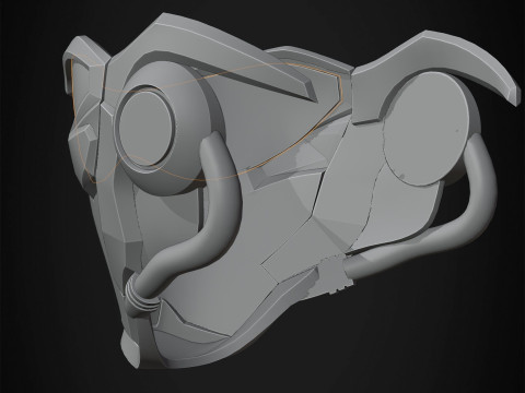 Overwatch Solider 76 Visor Mask Ready To Print 3D Print Model