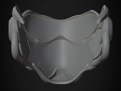 Overwatch Solider 76 Visor Mask Ready To Print 3D Print Model