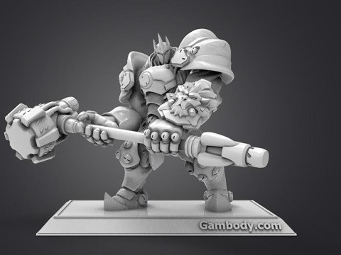 Overwatch Reinhardt Ready To Print 3D printmodel