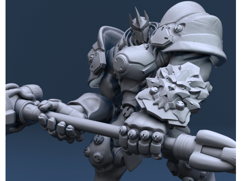 Overwatch Reinhardt Ready To Print 3D Druckmodell