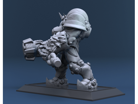 Overwatch Reinhardt Ready To Print 3D Druckmodell