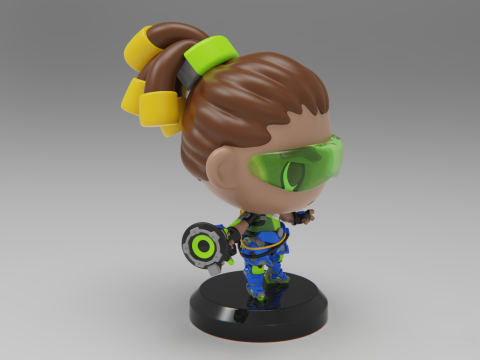 Overwatch lucio Ready To Print 3D 打印模型