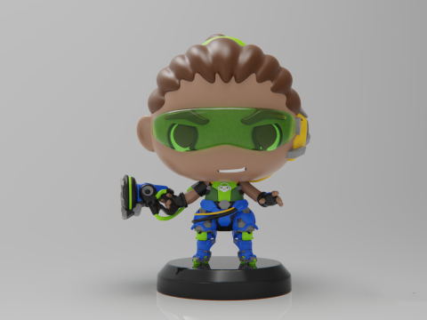 Overwatch lucio Ready To Print 3D 打印模型