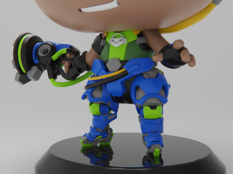 Overwatch lucio Ready To Print 3D 打印模型